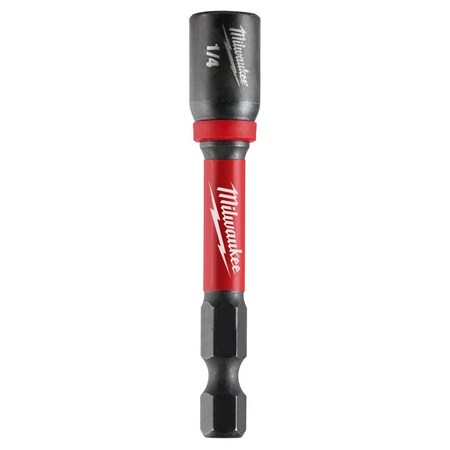 Milwaukee Tool SHOCKWAVE 2-9/16" Magnetic Nutdriver 1/4" (10) 49-66-4732